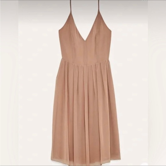 Aritzia Black Satine Dress - Picture 3 of 5